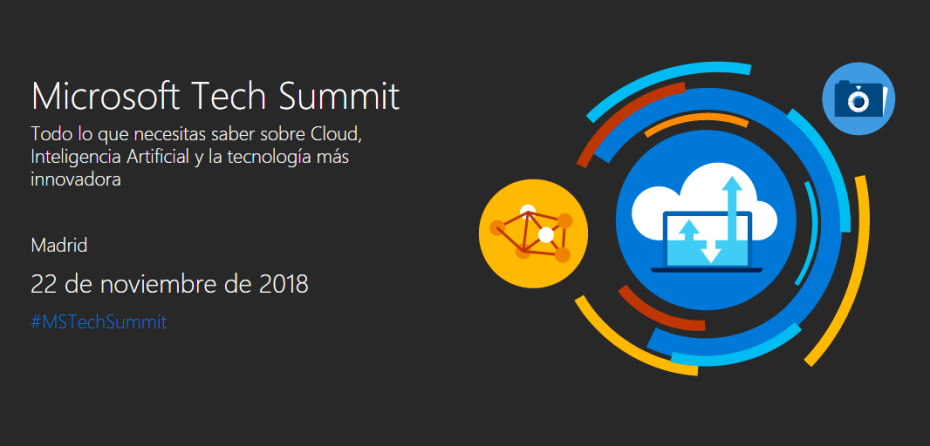 Dynasoft participará el próximo 22 de noviembre en Microsoft Tech Summit en Madrid. Te esperamos!