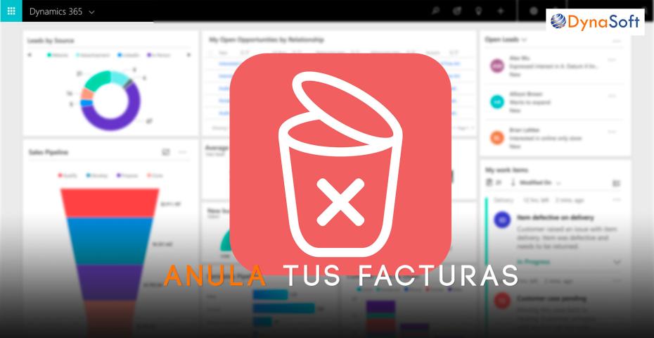 Anula facturas de compra/venta en Dynamics 365 Business Central