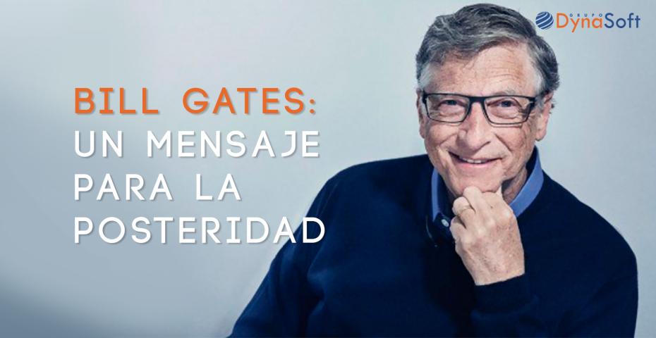 Bill Gates lanza un mensaje filantrópico a emprendedores