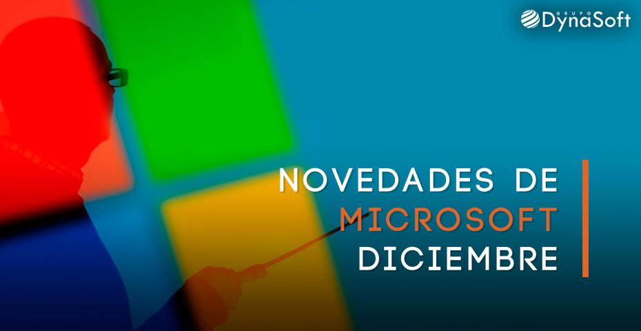 Novedades de Microsoft en Diciembre