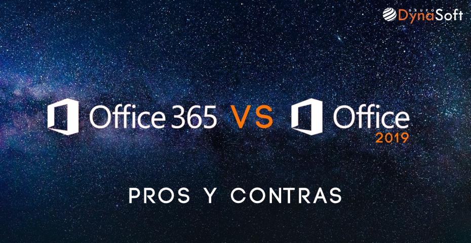 Office 365 vs Office 2019, Pros y contras.