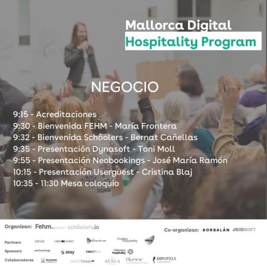 Taller Nº3: NEGOCIO - Mallorca Digital Hospitality Program